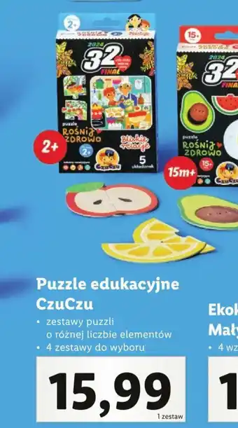 Lidl Puzzle edukacyjne CzuCzu oferta