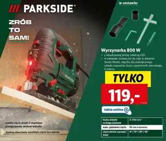 Lidl Parkside Wyrzynarka 800 W oferta