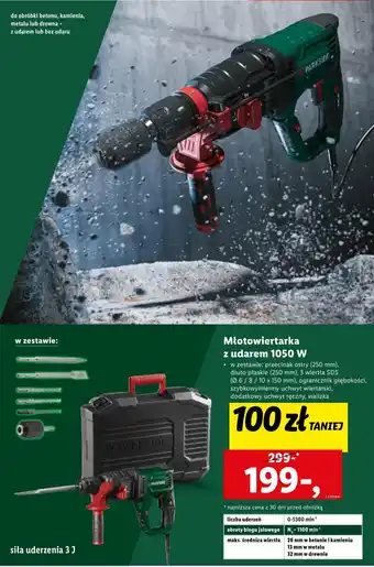 Lidl Młotowiertarka z udarem 1050 W oferta