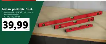 Lidl Zestaw poziomic 3 szt. oferta