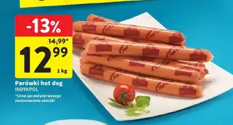 Intermarche Parówki hot dog INDYKPOL 1kg oferta