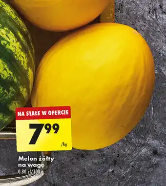 Biedronka Melon żółty na wagę 1 kg oferta