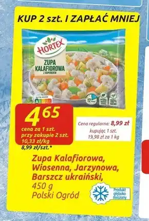 Społem Hortex zupa kalafiorowa z koperkiem 450 g oferta