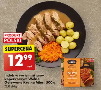 Indyk w sosie maślano-koperkowym Wolno Gotowane Kraina Mięs, 500 g