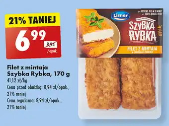 Biedronka Filet z mintaja Szybka Rybka, 170 g oferta