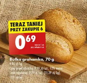 Biedronka Bułka grahamka, 70 g oferta