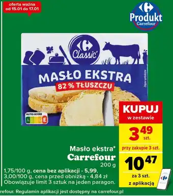 Carrefour Express Masło oferta