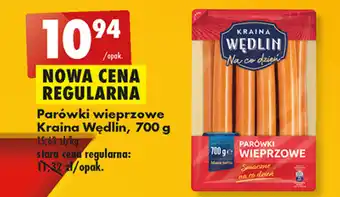 Biedronka Parówki kraina wędlin oferta