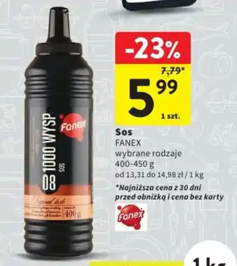 Intermarche Sos FANEX 400-450 g oferta