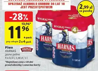 Intermarche Piwo HARNAŚ 4x0,5l oferta
