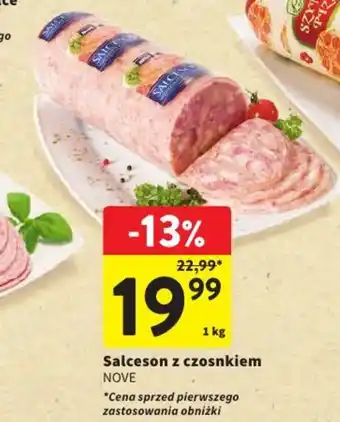 Intermarche Salceson z czosnkiem NOVE 1kg oferta