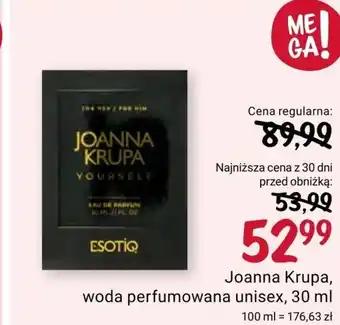 Rossmann Woda perfumowana joanna krupa oferta