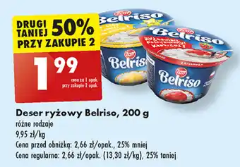 Biedronka Deser ryżowy Belriso, 200 g oferta