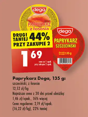 Biedronka Paprykarz Dega, 135 g oferta