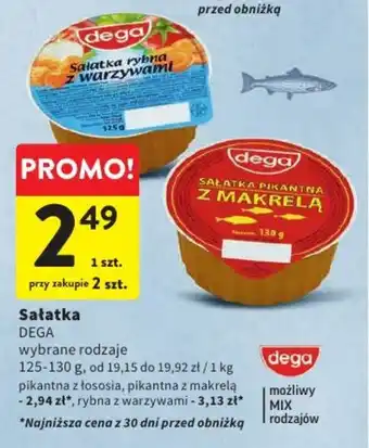 Intermarche Sałatka DEGA 125-130g oferta