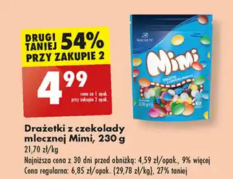 Biedronka Drażetki z czekolady mlecznej Mimi, 230 g oferta
