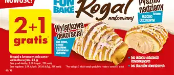 Biedronka Rogal z kremem mleczno-orzechowym, 85 g oferta