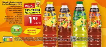 Biedronka Napój niegazowany Ice Tea Remsey, 1,5 l oferta