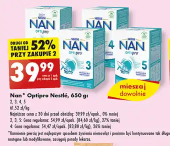 Biedronka Nan Optipro Nestlé, 650 g oferta