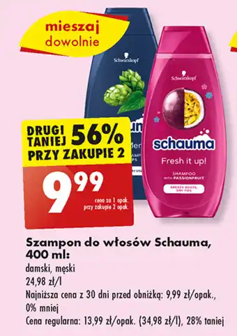 Biedronka Szampon do włosów Schauma, 400 ml oferta