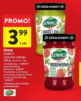 Intermarche Dżem ŁOWICZ 280g oferta