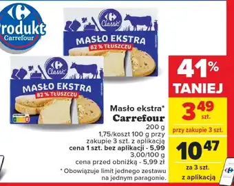 Carrefour Masło carrefour oferta