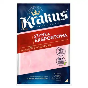 EuroSPAR Krakus szynka eksportowa wieprzowa 120 g oferta