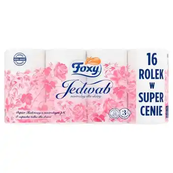 Foxy jedwab papier toaletowy 16 rolek