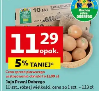 Auchan Jaja pewni dobrego oferta