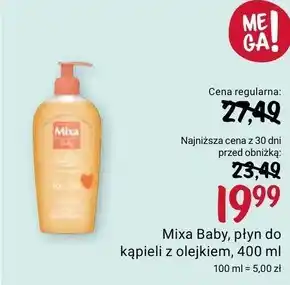Rossmann Płyn do kąpieli mixa oferta