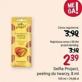 Rossmann Peeling do twarzy selfie project oferta