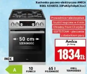 Neopunkt Kuchenka gazowo-elektryczna amica oferta