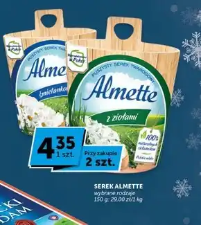 ABC Almette puszysty serek twarogowy śmietankowy 150 g oferta