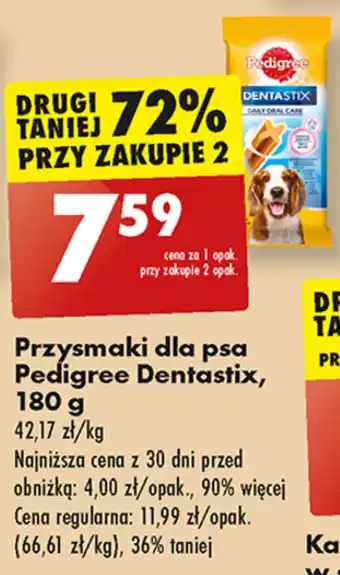 Biedronka Przysmaki dla psa Pedigree Dentastix, 180 g oferta