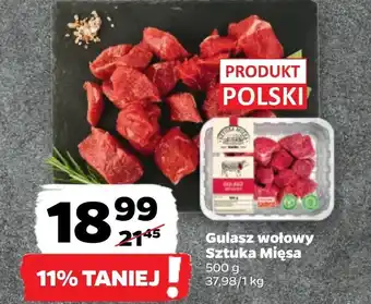 Netto Gulasz wołowy sztuka mięsa oferta