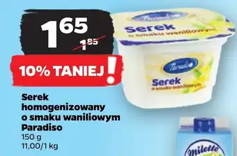 Serek homogenizowany paradiso