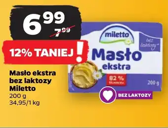 Netto Masło bez laktozy miletto oferta