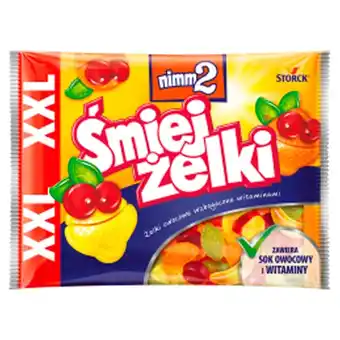 Netto Nimm2 śmiejżelki żelki owocowe wzbogacone witaminami 180 g oferta