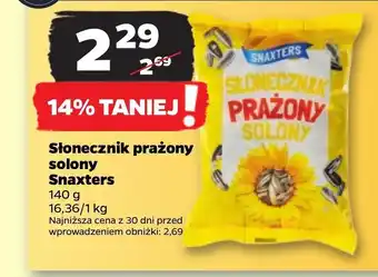 Netto Słonecznik prażony snaxters oferta