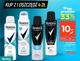 Dealz Antyperspirant w sprayu Rexona 150 ml oferta