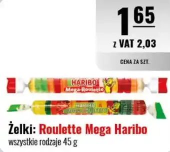 Eurocash Żelki: Roulette Mega Haribo 45 g oferta