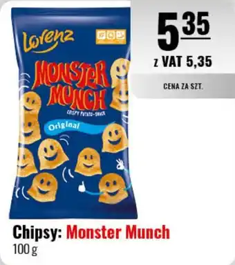 Eurocash Chipsy: Monster Munch 100 g oferta