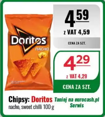 Eurocash Chipsy: Doritos 100 g oferta