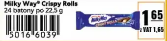 Eurocash Milky Way Crispy Rolls 22,5 g oferta