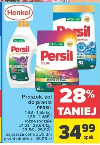 Carrefour Proszek żel do prania PERSIL 1,48-1,65kg oferta