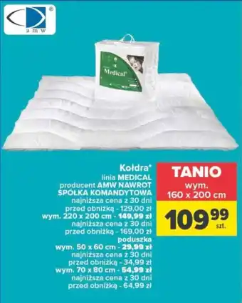 Carrefour Kołdra linia MEDICAL 160x200cm oferta