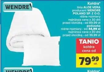 Carrefour Kołdra linia ALOE VERA oferta