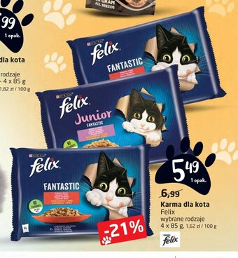Intermarche Karma dla kota Felix 4x85g oferta