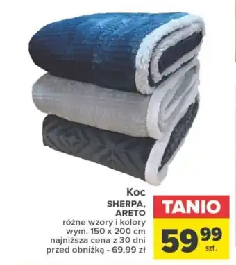 Carrefour Koc SHERPA ARETO 150x200cm oferta