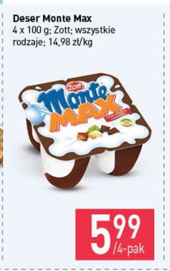 Stokrotka Deser Monte Max 4x100g oferta